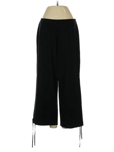 Pre-owned Jjill Casual Pants In Black