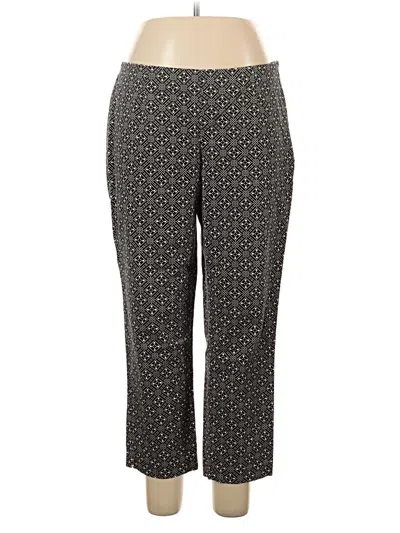 Pre-owned Jjill Casual Pants In Black