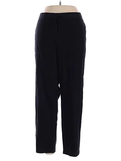 Pre-owned Jjill Casual Pants In Black