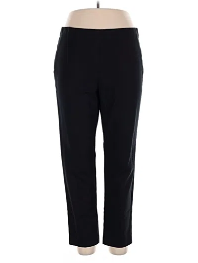 Pre-owned Jjill Casual Pants In Black