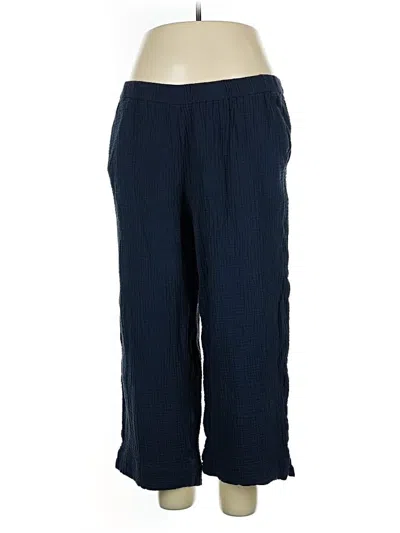 Pre-owned Jjill Casual Pants In Blue