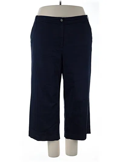 Pre-owned Jjill Casual Pants In Blue