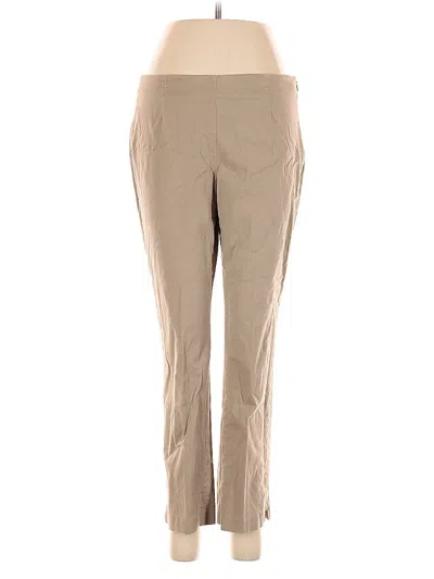 Pre-owned Jjill Casual Pants In Brown