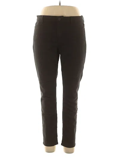 Pre-owned Jjill Casual Pants In Brown