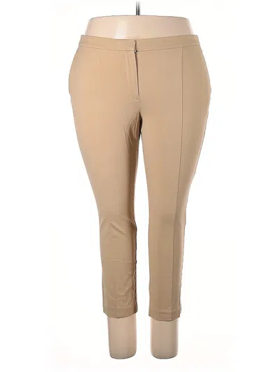 Pre-owned Jjill Casual Pants In Brown