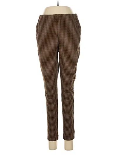 Pre-owned Jjill Casual Pants In Brown