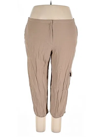 Pre-owned Jjill Casual Pants In Brown