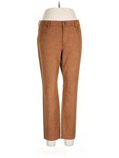 Pre-owned Jjill Casual Pants In Brown
