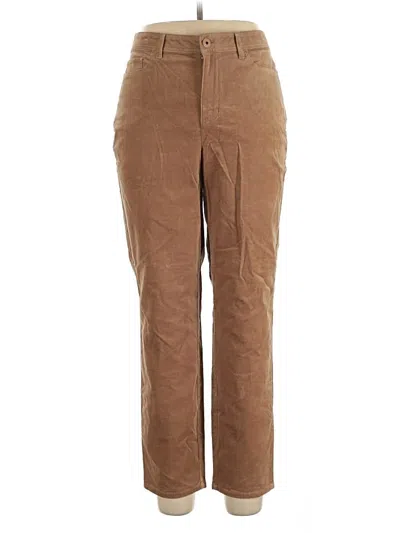 Pre-owned Jjill Casual Pants In Brown