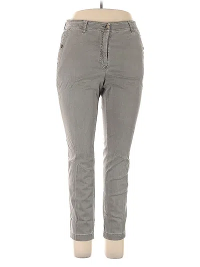 Pre-owned Jjill Casual Pants In Gray