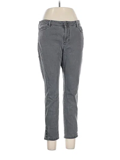Pre-owned Jjill Casual Pants In Gray