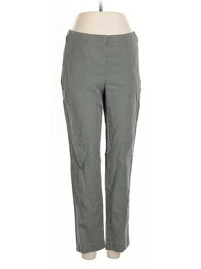 Pre-owned Jjill Casual Pants In Green