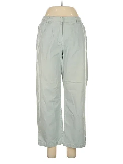 Pre-owned Jjill Casual Pants In Green