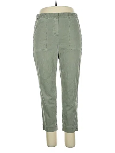 Pre-owned Jjill Casual Pants In Green