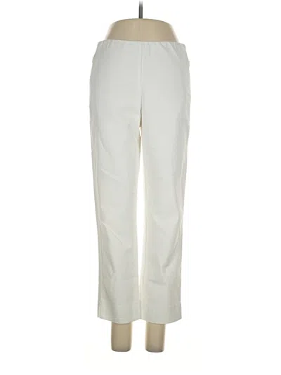 Pre-owned Jjill Casual Pants In Ivory