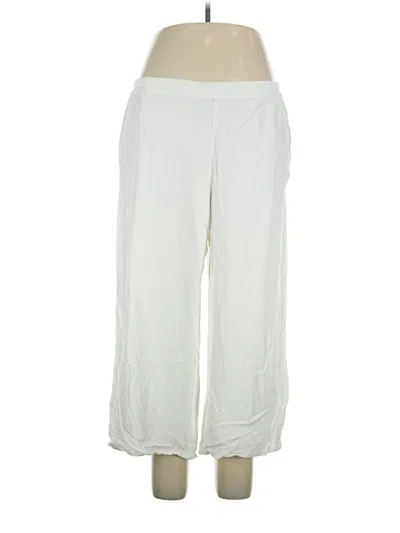 Pre-owned Jjill Casual Pants In Ivory