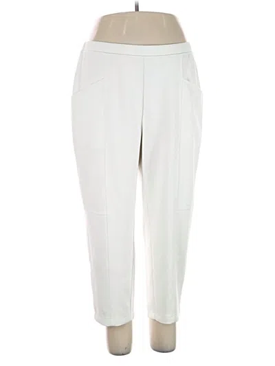 Pre-owned Jjill Casual Pants In Ivory
