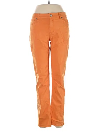 Pre-owned Jjill Casual Pants In Orange