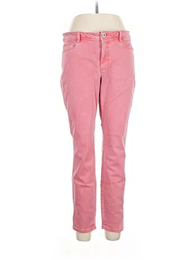 Pre-owned Jjill Casual Pants In Pink