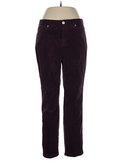 Pre-owned Jjill Casual Pants In Purple