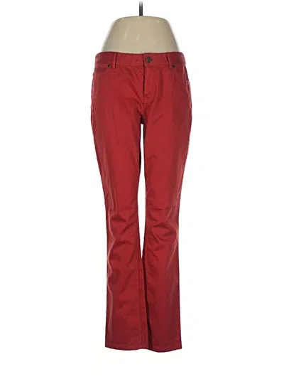 Pre-owned Jjill Casual Pants In Red