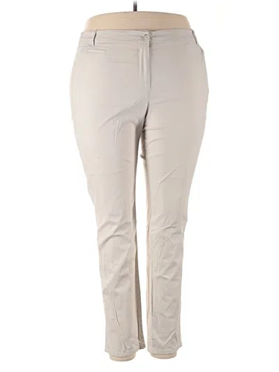 Pre-owned Jjill Casual Pants In Tan