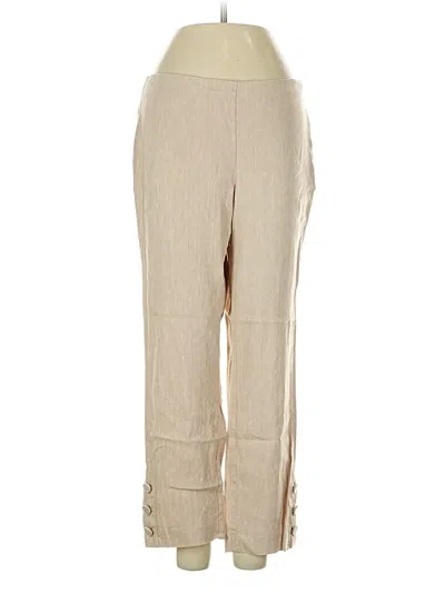 Pre-owned Jjill Casual Pants In Tan