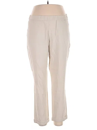 Pre-owned Jjill Casual Pants In Tan