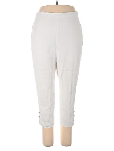 Pre-owned Jjill Casual Pants In White