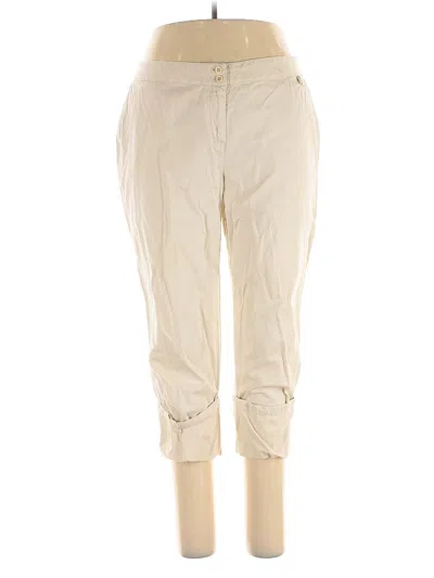 Pre-owned Jjill Casual Pants In White