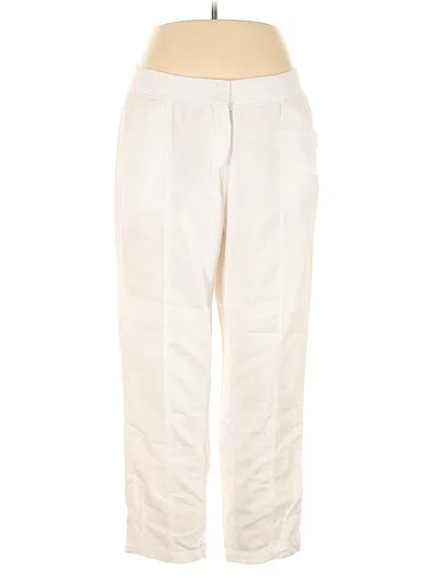 Pre-owned Jjill Casual Pants In White