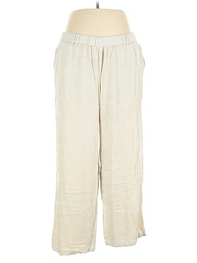 Pre-owned Jjill Casual Pants In White