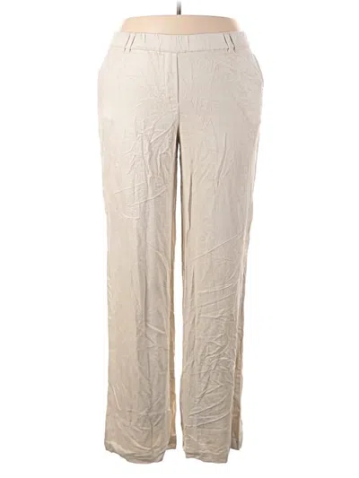 Pre-owned Jjill Casual Pants In White