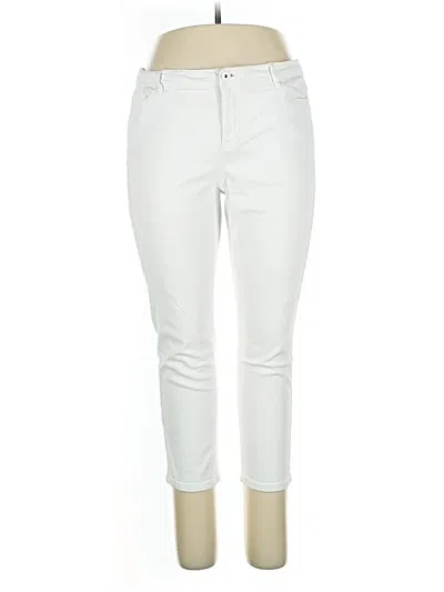 Pre-owned Jjill Casual Pants In White
