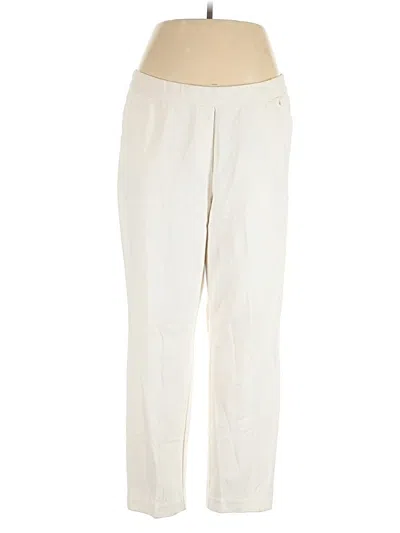 Pre-owned Jjill Casual Pants In White
