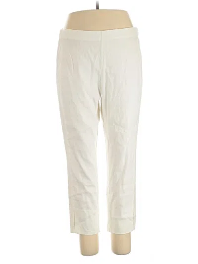 Pre-owned Jjill Casual Pants In White