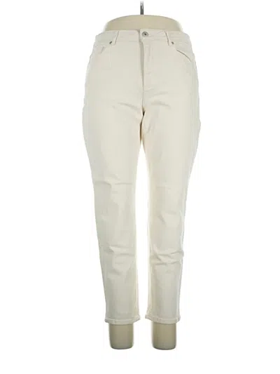 Pre-owned Jjill Casual Pants In White