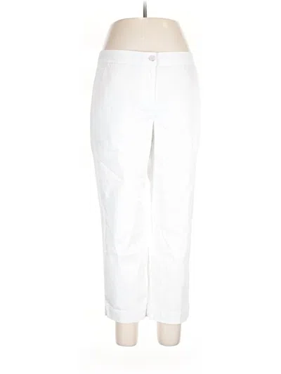 Pre-owned Jjill Casual Pants In White
