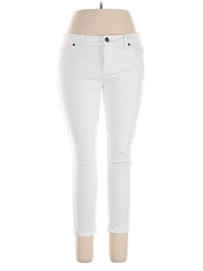 Pre-owned Jjill Casual Pants In White