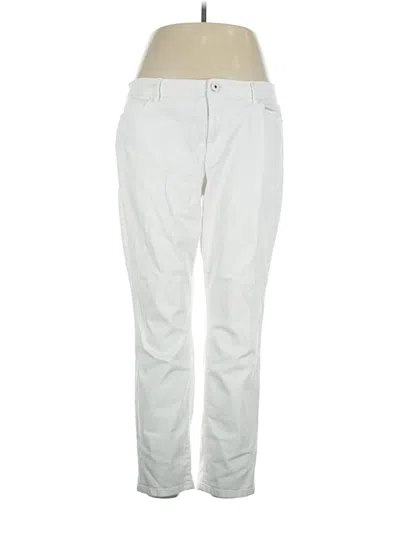 Pre-owned Jjill Casual Pants In White
