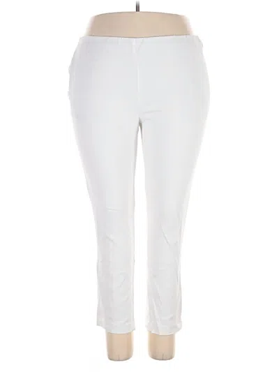 Pre-owned Jjill Casual Pants In White
