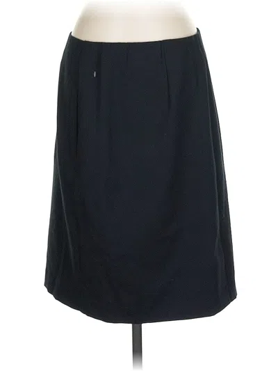 Pre-owned Jjill Casual Skirt In Black