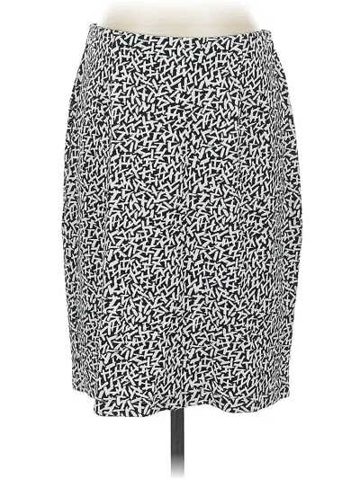 Pre-owned Jjill Casual Skirt In Black