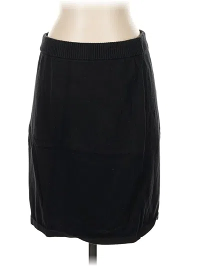 Pre-owned Jjill Casual Skirt In Black