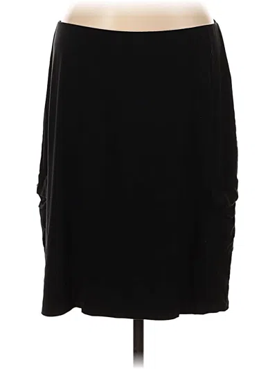 Pre-owned Jjill Casual Skirt In Black