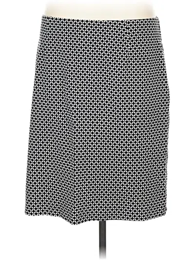 Pre-owned Jjill Casual Skirt In Black