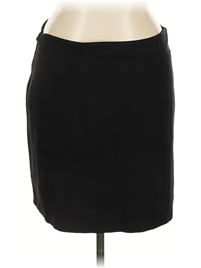 Pre-owned Jjill Casual Skirt In Black