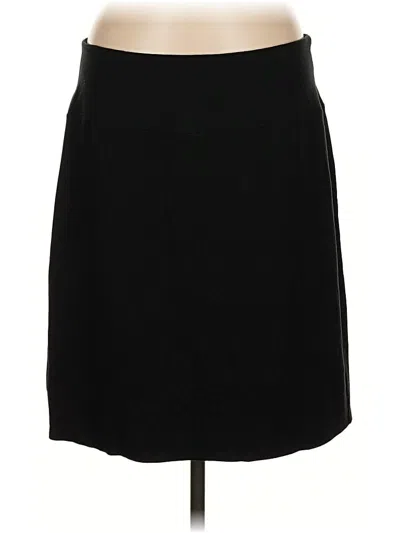 Pre-owned Jjill Casual Skirt In Black