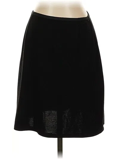 Pre-owned Jjill Casual Skirt In Black