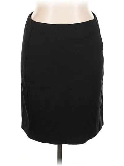Pre-owned Jjill Casual Skirt In Black